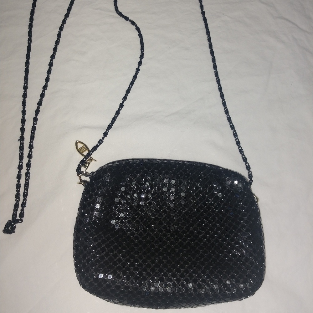 Sequin black bag